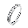 Women's Zinc Alloy Light Luxury Niche Design Coin Surround Open Ring With Electroplating