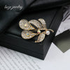 Women's Zinc Alloy Pearl Rhinestone Leaves Brooch Clothing Accessories Electroplated