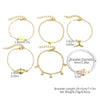 Women's Zinc Alloy Simple Multilayer Bracelet With Bow Drop Shape Star Geometric Animal Zodiac Letter Number Text Patterns And Electroplating Treatment