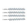 Women's Zircon Rhinestone Side Hair Clip Metal Bangs Hairpin Elegant Diamond Design Luxury Daily Headwear Accessory