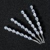 Women's Zircon Rhinestone Side Hair Clip Metal Bangs Hairpin Elegant Diamond Design Luxury Daily Headwear Accessory