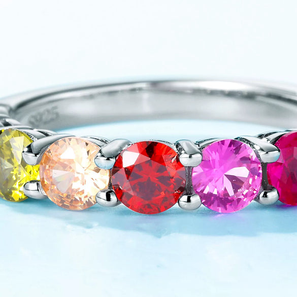 Women's Zircon Ring With Diamond Treatment And Geometric Pattern Light Luxury Fashion