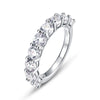Women's Zircon Ring With Diamond Treatment And Geometric Pattern Light Luxury Fashion