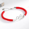 Women's Zodiac Mouse S925 Sterling Silver Electroplated Bracelet Jewelry