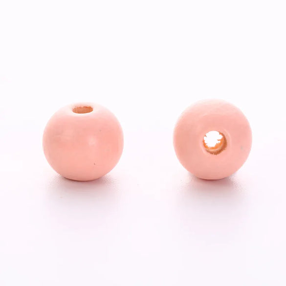 Wooden Jewelry Accessories DIY Hair Accessories Hair Clips Earrings Accessories Necklace Accessories Round Beads 10mm Dark Series Spot