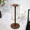Wooden Jewelry Display Rack Round For Necklaces And Bracelets