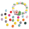 Wooden Round Beads Retro Style Spray Painted Handmade Diy Jewelry Accessories For Bracelet And Mobile Phone Chain
