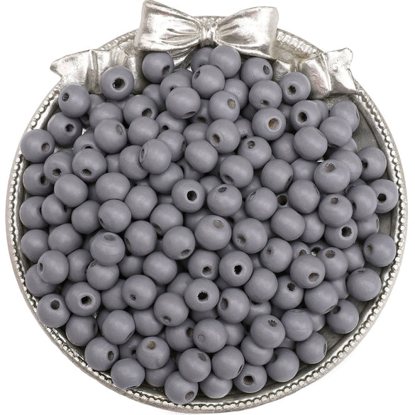 Wooden Round Beads Retro Style Spray Painted Handmade Diy Jewelry Accessories For Bracelet And Mobile Phone Chain