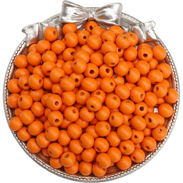 Wooden Round Beads Retro Style Spray Painted Handmade Diy Jewelry Accessories For Bracelet And Mobile Phone Chain