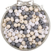 Wooden Round Beads Retro Style Spray Painted Handmade Diy Jewelry Accessories For Bracelet And Mobile Phone Chain