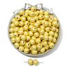Wooden Round Beads Retro Style Spray Painted Handmade Diy Jewelry Accessories For Bracelet And Mobile Phone Chain