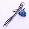 Wool Crocheted Little Fish Mobile Phone Pendant And Bag Decoration Hanging Chain Purely Handmade Jewelry With Marine Life Pattern