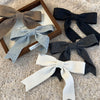 Wool Knitted Bow Handmade Women's Hairpin Spring Clip Headwear