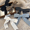 Wool Knitted Bow Handmade Women's Hairpin Spring Clip Headwear