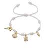 Woven Bracelets Cord Material Shells Turtles Crabs Love Geometric Electroplating Style Women's