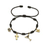 Woven Bracelets Cord Material Shells Turtles Crabs Love Geometric Electroplating Style Women's