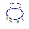 Woven Bracelets Cord Material Shells Turtles Crabs Love Geometric Electroplating Style Women's