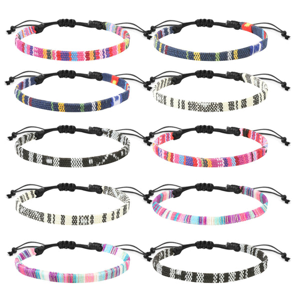 Woven Cloth Geometric Women's Bohemian Anklet Jewelry
