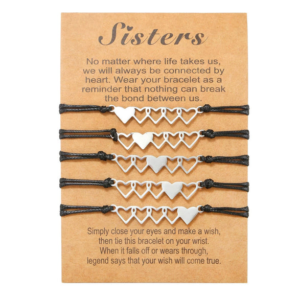 Woven Friendship Bracelet Titanium Steel Geometric Style