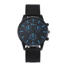 Woven Quartz And Digital Sports Watch For Men And Boys Nylon And Canvas Strap Alloy Case Round Dial