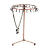 Wrought Iron Jewelry Display Stand Rotating Necklace Storage Rack Hanging Earrings Jewelry Stand  Wholesale