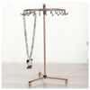 Wrought Iron Jewelry Display Stand Rotating Necklace Storage Rack Hanging Earrings Jewelry Stand  Wholesale