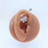 Youth Butterfly Ear Studs And Ear Bone Nails Copper Electroplating Animal Pattern