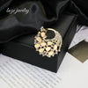 Zinc Alloy Animal Bow Silk Towel Buckle Coat Belt Buckle Electroplated Fashion Clothing Accessory Brooch