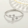 Zinc Alloy Animal Style Electroplated Open Bracelet For Women