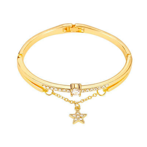 Zinc Alloy Animal Style Electroplated Open Bracelet For Women