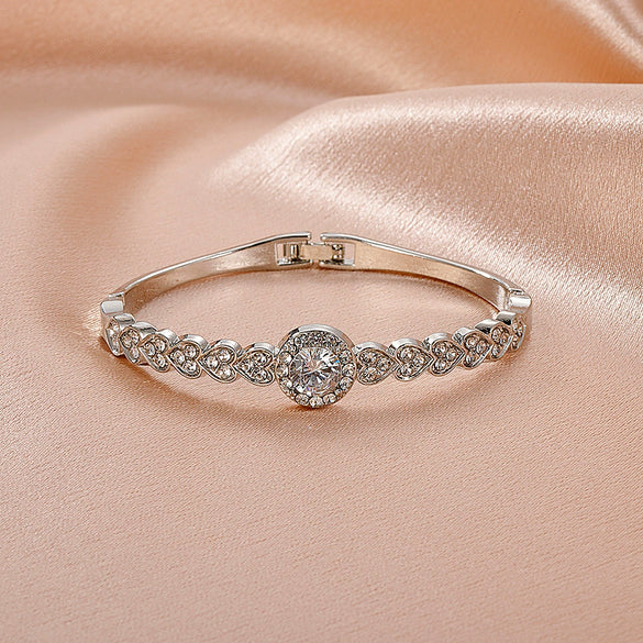 Zinc Alloy Animal Style Electroplated Open Bracelet For Women