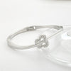 Zinc Alloy Animal Style Electroplated Open Bracelet For Women