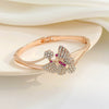 Zinc Alloy Animal Style Electroplated Open Bracelet For Women