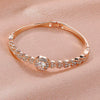 Zinc Alloy Animal Style Electroplated Open Bracelet For Women