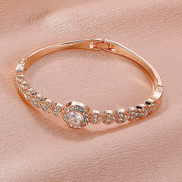 Zinc Alloy Animal Style Electroplated Open Bracelet For Women