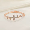 Zinc Alloy Animal Style Electroplated Open Bracelet For Women