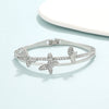 Zinc Alloy Animal Style Electroplated Open Bracelet For Women