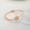 Zinc Alloy Animal Style Electroplated Open Bracelet For Women