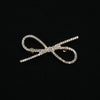 Zinc Alloy Bow Brooch Electroplating Unisex Accessories