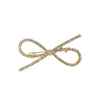 Zinc Alloy Bow Brooch Electroplating Unisex Accessories