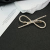 Zinc Alloy Bow Brooch Electroplating Unisex Accessories