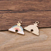 Zinc Alloy Cartoon Rainbow Cloud Pony Pendant With Dripping Oil Electroplated Alloy Jewelry Accessory For Necklace Bracelet And Earrings