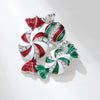 Zinc Alloy Christmas Candy Brooch With Dripping Oil Finish Fruit Food Design Unisex Fashion Clothing Accessory