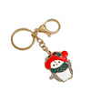 Zinc Alloy Christmas Tree Keychain Pendant Metal Holiday Gift Accessory For Women