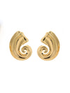 Zinc Alloy Conch Geometric Gold Plated Electroplated Women's Vacation Style Minimalist Earrings