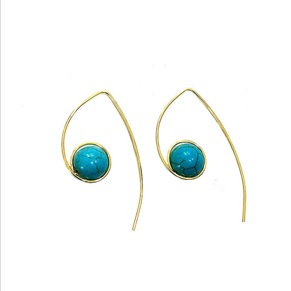 Zinc Alloy Electroplated Constellation Earrings Bohemian Retro Simple Style Wholesale Fashion Jewelry