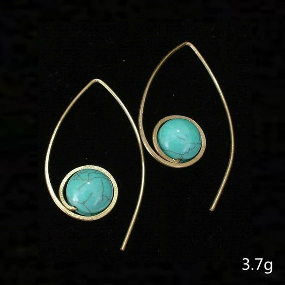 Zinc Alloy Electroplated Constellation Earrings Bohemian Retro Simple Style Wholesale Fashion Jewelry