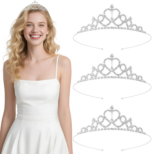 Zinc Alloy Electroplated Crown Women's Hair Accessories