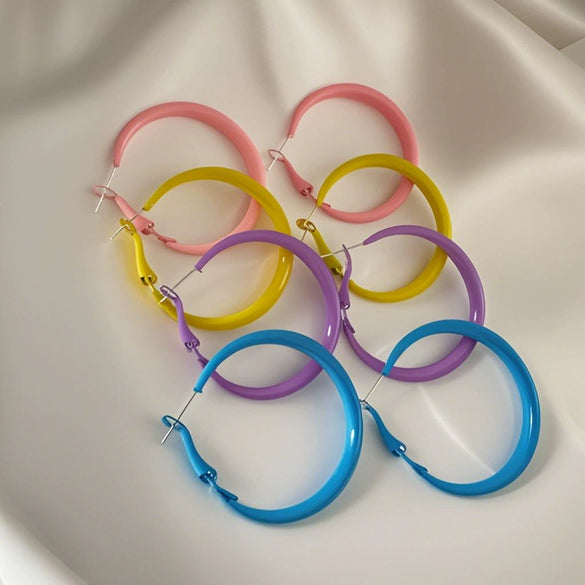 Zinc Alloy Electroplated Women's Light Luxury Style Ear Ring