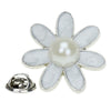 Zinc Alloy Flower Brooch With Painted Oil Cherry Blossoms Electroplated Women's Clothing Accessories